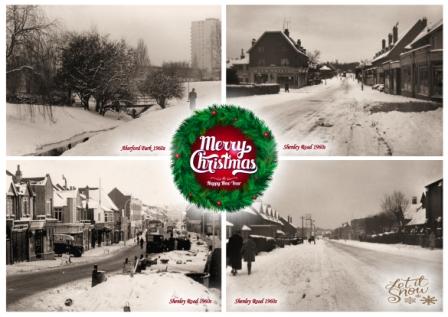 Snow scenes in The Wood