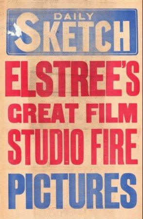 Daily Sketch poster for the 1936 Fire